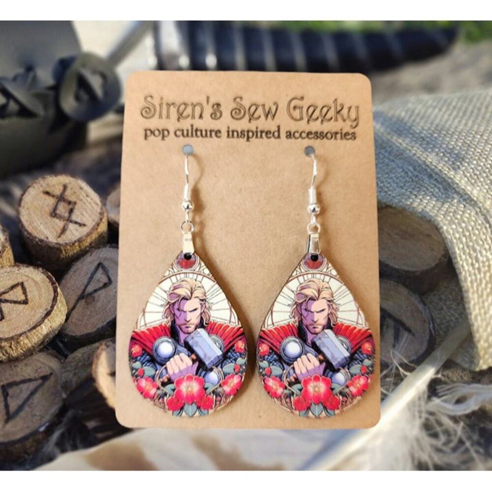 Thor Marvel MCU Disney Comic Earrings